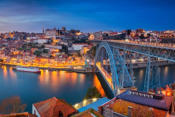 Imagem da cidade do Porto em Portugal