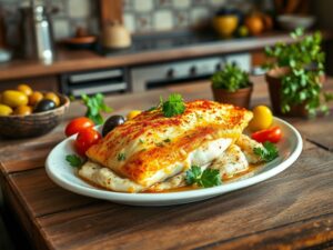 Bacalhau Gratinado à Moda Brasileira