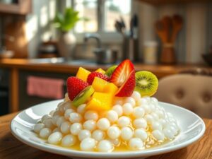 Sagu de Frutas Delicioso