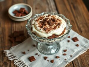 Mousse de Bombom Ouro Branco na Travessa