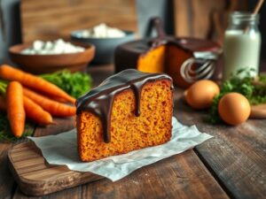 Bolo de Cenoura com Chocolate Delícia Brasileira