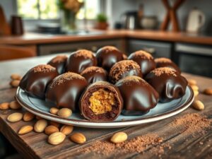 Cajuzinho Delicioso com Toque de Chocolate