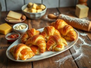 Croissant Recheado de Goiabada com Queijo